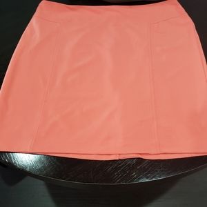 Skirt - beautiful coral color stretch fabric